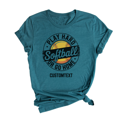 Club Sport Team Softball Grunge T-shirt – Urban Streetwear for Hardcore Players
