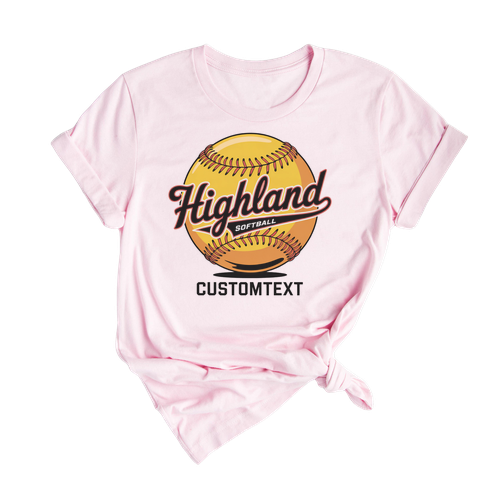 Club Sport Team Softball Headgear Logo T-shirt – Classic Varsity Helmet Graphic Tee