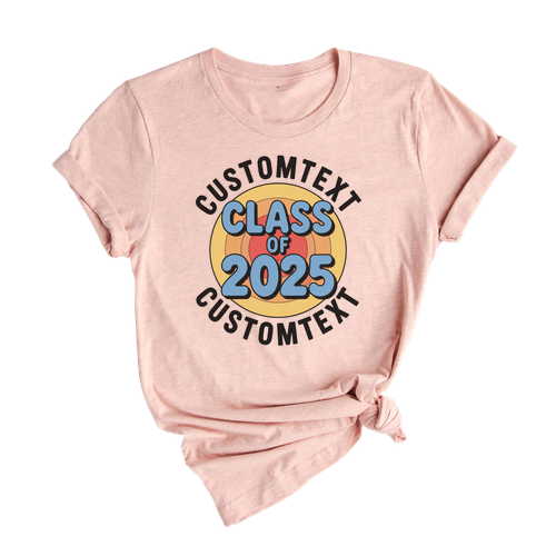 Retro Class of 2025 Graduation Shirt