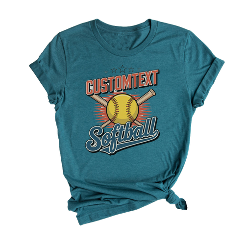 Softball Varsity Sport Team Shirt – Classic Custom High School Pride Shirt