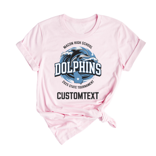 Swimming & Diving Tourney Shirt – Varsity Sport Team Custom Mascot