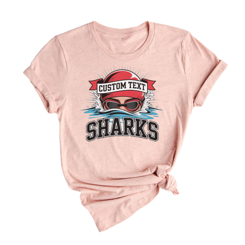 Vintage Swim Splash Custom, Club Sport Team T-shirt