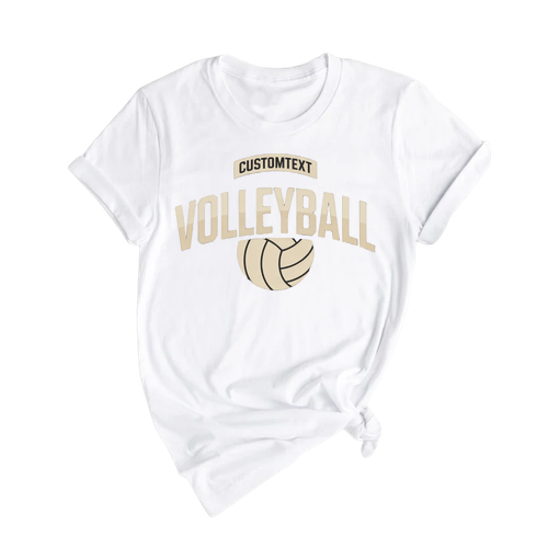 Classic Volleyball Club Sport Team T-shirt – Custom High School Varsity Edition