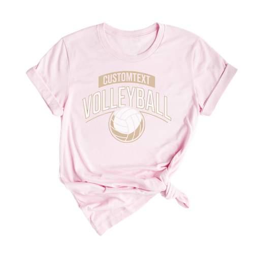 Classic Volleyball Varsity Team T-shirt – Custom High School Design