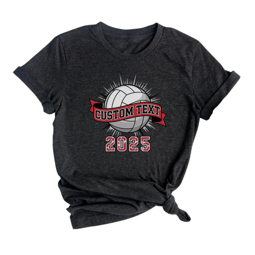 Custom Text 2025 Retro Volleyball Cage Burst Custom, Club Sport Team T-shirt