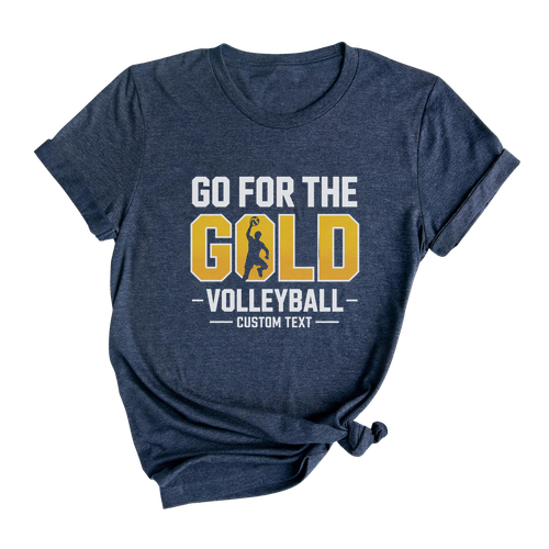 Go for the Gold Volleyball Club Sport Team T-shirt – Varsity Hustle Pride Tee