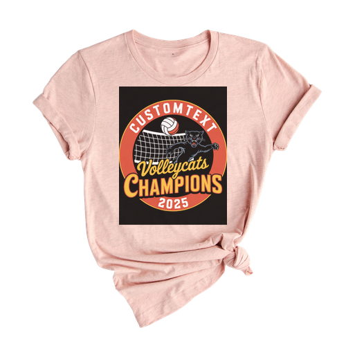 Volleyball Club Sport Team T-shirt – Varsity Mascot Champions Tournament Edition