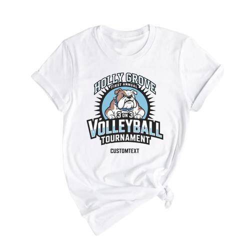 Volleyball Tournament Club Sport Team T-shirt – 2025 Custom Mascot Edition