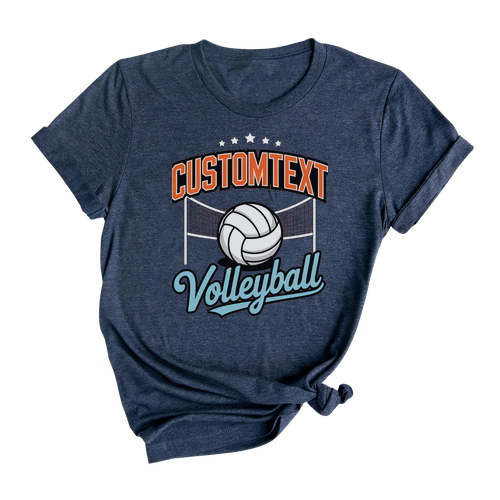 Volleyball Varsity Sport Team Shirt – Custom School Name Tee