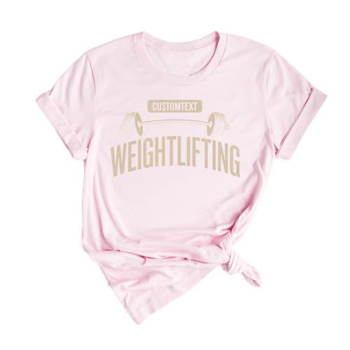 Classic Weightlifting Varsity Team T-shirt – Custom High School Design