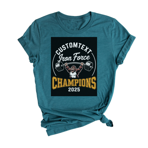 Weightlifting Champions Shirt – Varsity Mascot Tournament Tee