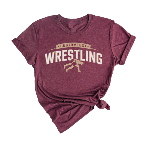 Classic Wrestling Varsity Team T-shirt – Personalized High School Spirit Tee