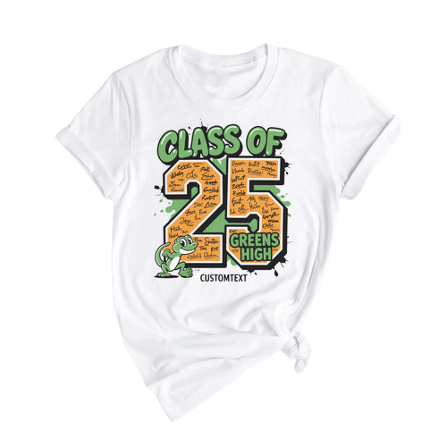 Senior Class of 2025 Frog Mascot Shirt – Custom Graduation Shirt