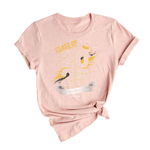 Senior Class of 2025 High School Graduation Shirt – Custom Graduation Shirt