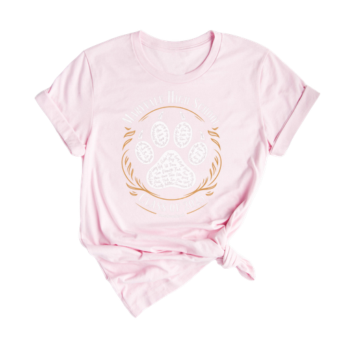Senior Class Of 2025 Paw Print Shirt – Custom Graduation Shirt With School Spirit
