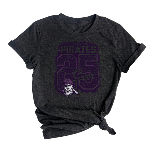 Senior Class of 2025 Pirate Mascot Shirt – College Pride Graduation T-Shirt