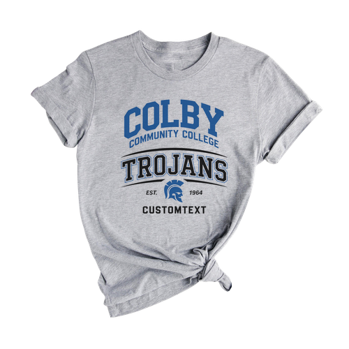 Trojans College Spirit Shirt Graduation Style – Custom Graduation Shirt