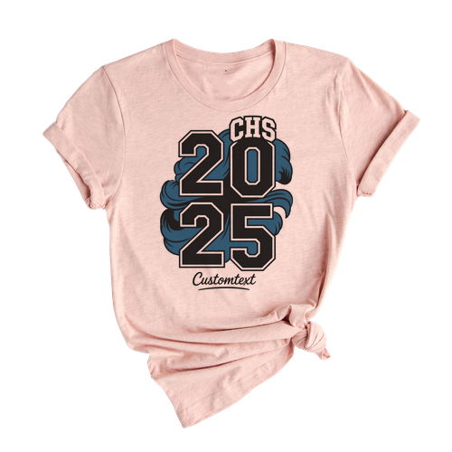 Senior Class of 2025 High School Bold Shirt – Custom Graduation Shirt