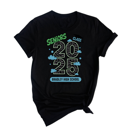 Senior Class of 2025 High School Cloud Shirt – Custom Graduation Shirt