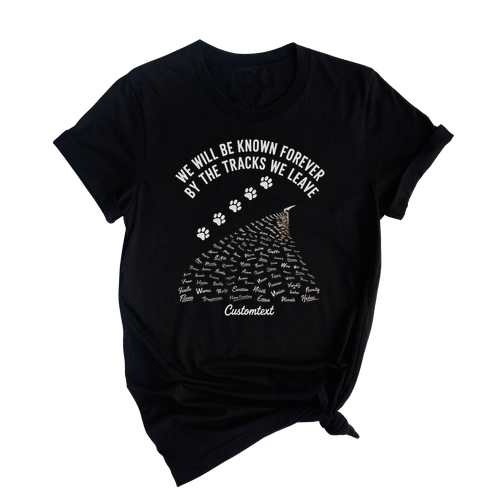 Senior Class of 2025 Paw Print Track Shirt – Custom Graduation Shirt