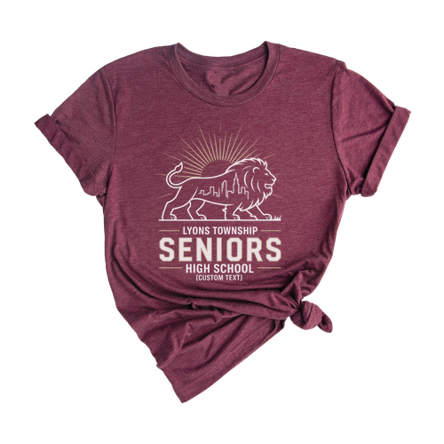 Seniors 2025 Urban Lion Shirt – Lyons Township High School Graduation Tee