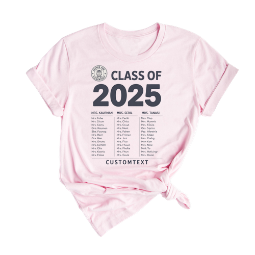 Class of 2025 Custom Elementary Class Shirt – Student Names Tee