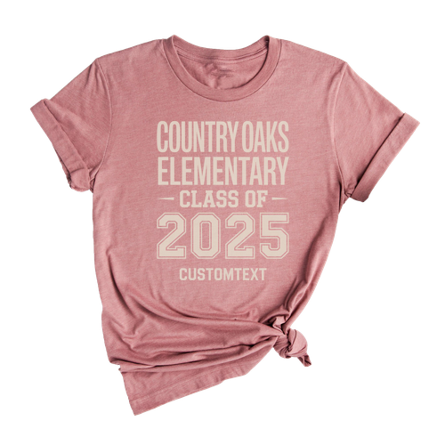 Class of 2025 Varsity Shirt – Country Oaks Elementary Graduation Tee