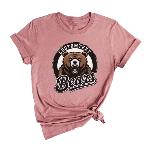 Bears Mascot Shirt – Grunge Retro Varsity Tee