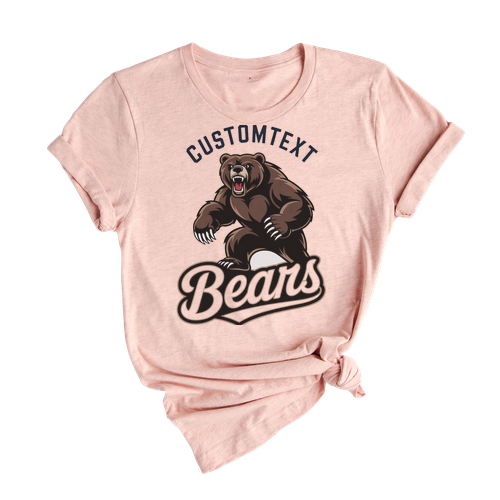 Bears Mascot Shirt – Retro High School Varsity Tee