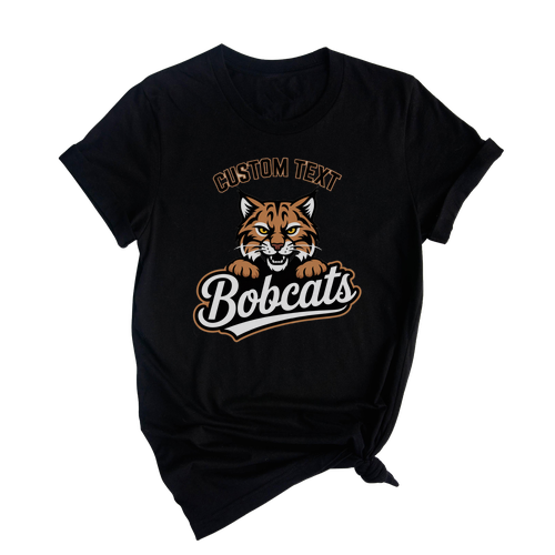 Bobcat Varsity Spirit Shirt – Custom Mascot Logo for School Teams