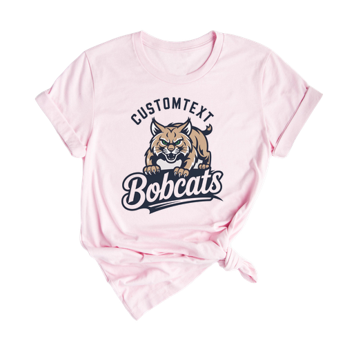 Bobcats Mascot Shirt – Retro High School Varsity Tee