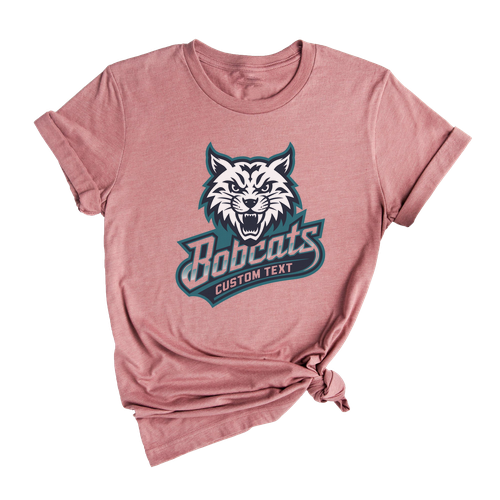 Bobcats Mascot Shirt – Retro School Sports Team Tee