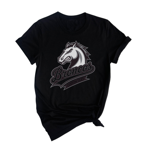Broncos Custom Mascot Tee – Retro Fierce Team Spirit Athletic T-Shirt
