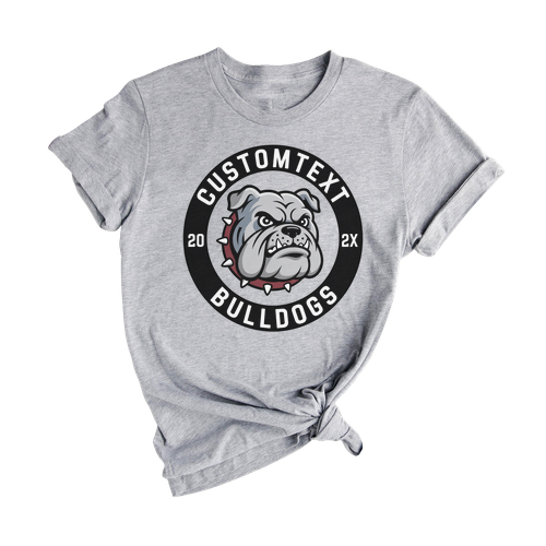 Bulldogs Personalized Mascot Tee – Classic Varsity Team Pride T-Shirt