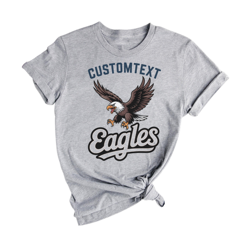Eagles Mascot Shirt – Retro High School Varsity Tee