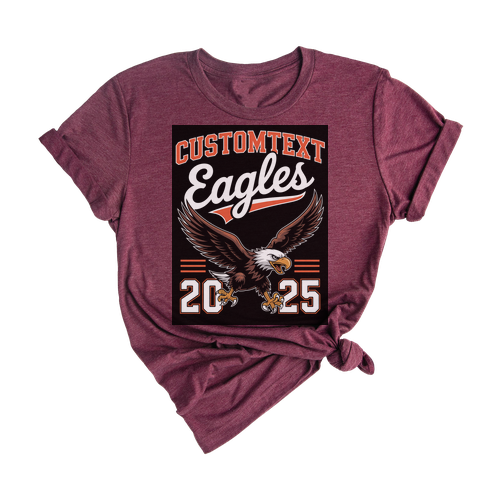 Eagles Mascot T-Shirt – Class of 2025 School Pride Varsity Spirit Tee