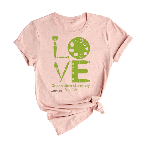 LOVE Southwestern Elementary Art Club Shirt Custom – Cute Art Style