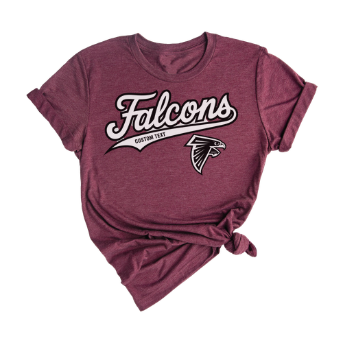 Custom Fierce Falcons Team Tee – Retro Sport Style Mascot Graphic Shirt