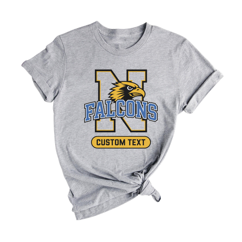 Falcons Elementary School Mascot Tee – Classic US Varsity Style