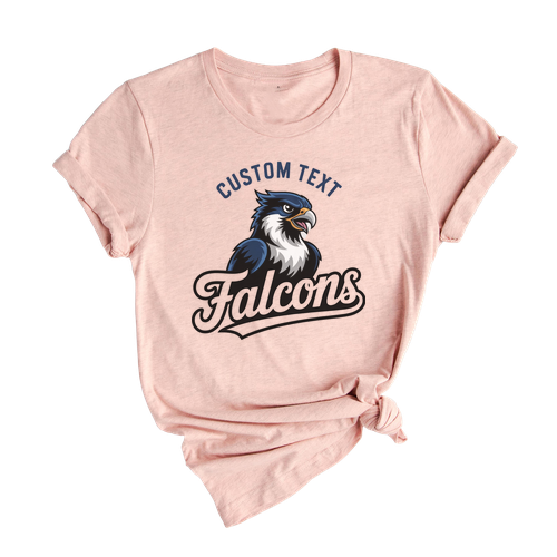Falcons Mascot Shirt – Retro High School Varsity Tee