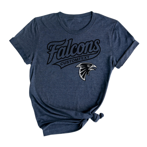 Falcons Retro Sports Shirt – Custom Fierce Mascot Graphic Team T-Shirt