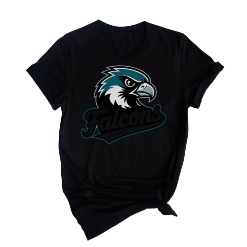 Falcons Sports Team Shirt – Retro Mascot School Pride Varsity Tee