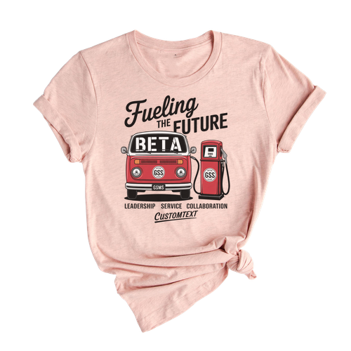 BETA Club Retro Shirt – Fueling the Future Leadership Service Collaboration Tee
