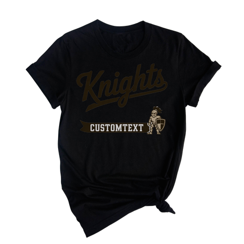 Knights Custom Mascot Tee – Vintage School Team Pride Varsity T-Shirt