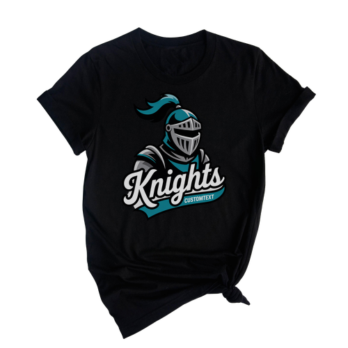 Knights Mascot Custom Mascot T-Shirt Custom