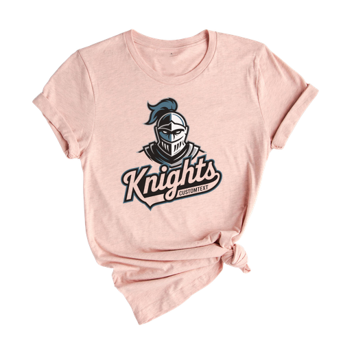 Knights Mascot CustomText Mascot T-Shirt
