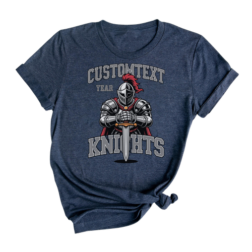 Knights Mascot Shirt – Fun Retro Varsity Tee
