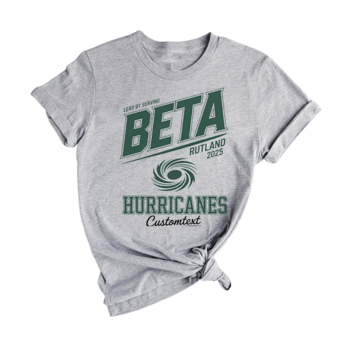 Custom BETA Shirt – Lead by Serving Rutland Hurricanes 2025 Storm Spirit Tee