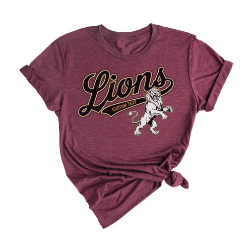 Lions Mascot Spirit Tee – High School Pride Team Shirt for Students & Fans