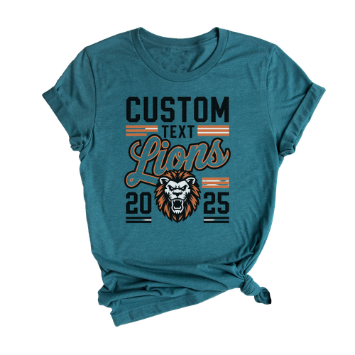 Lions Mascot Tee – Class of 2025 School Pride Varsity Spirit T-Shirt